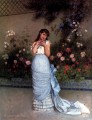 Una mujer de belleza elegante Auguste Toulmouche